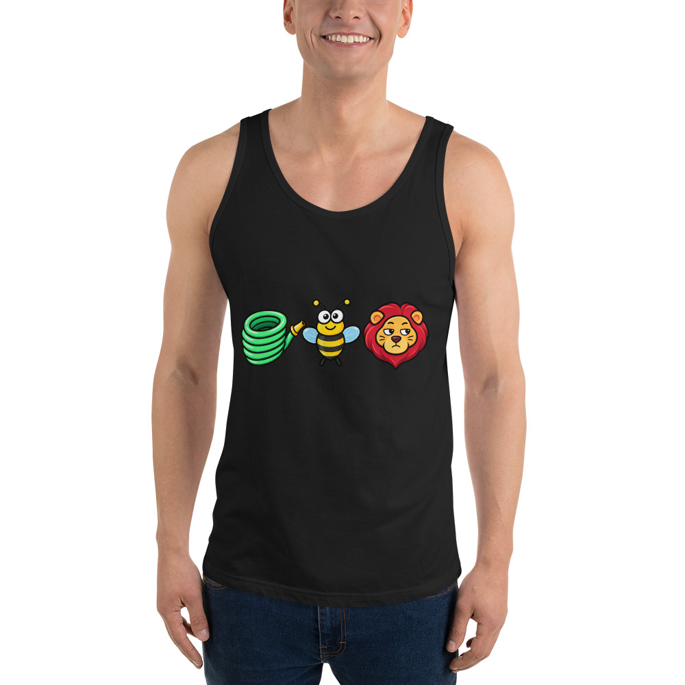 Dalton Ain't Worried Hose Bee Lion Unisex Tank Top