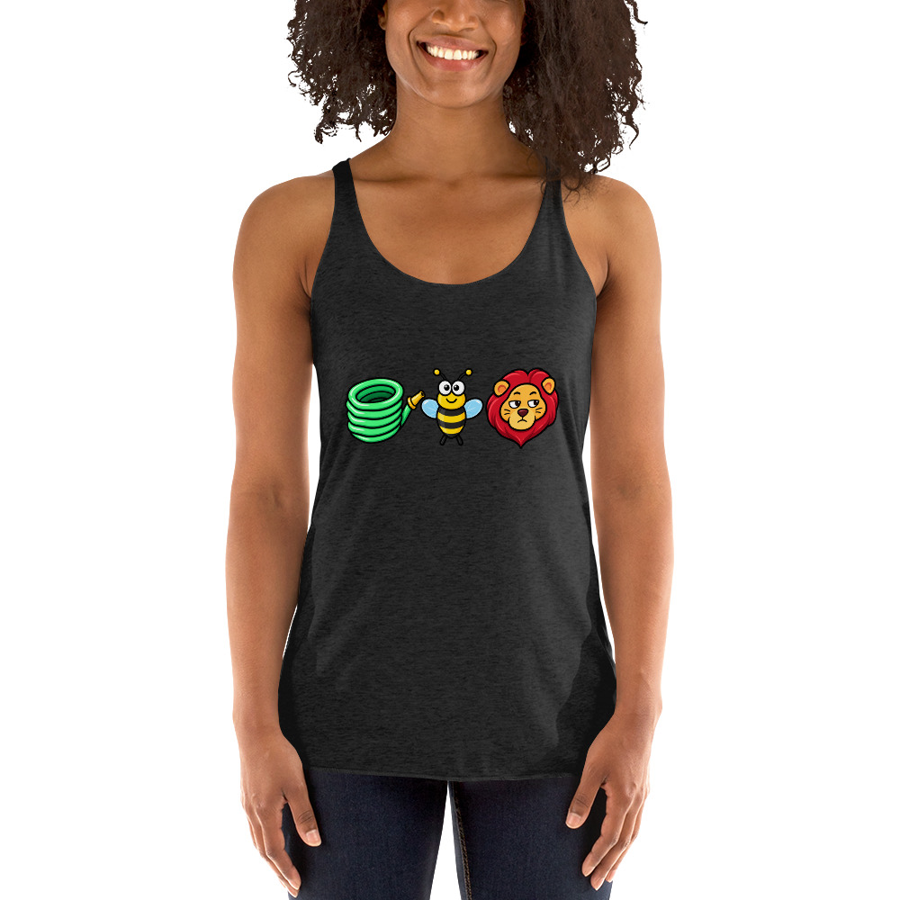Dalton Ain't Worried Hose Bee Lion Women's Racerback Tank