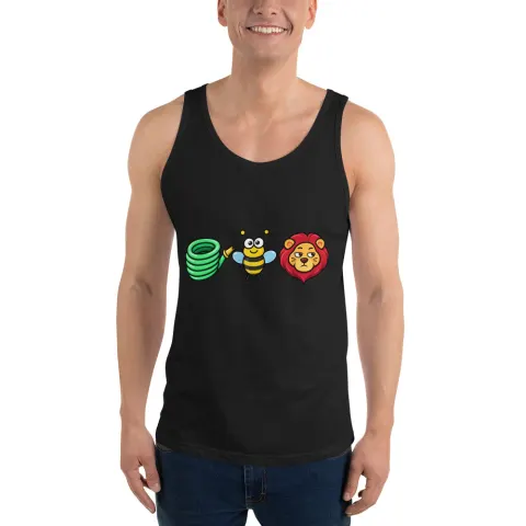 Dalton Ain't Worried Hose Bee Lion Unisex Tank Top