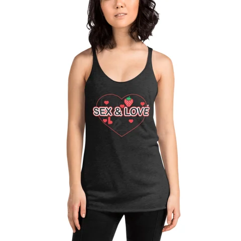 Women's Racerback Tank - Sex & Love