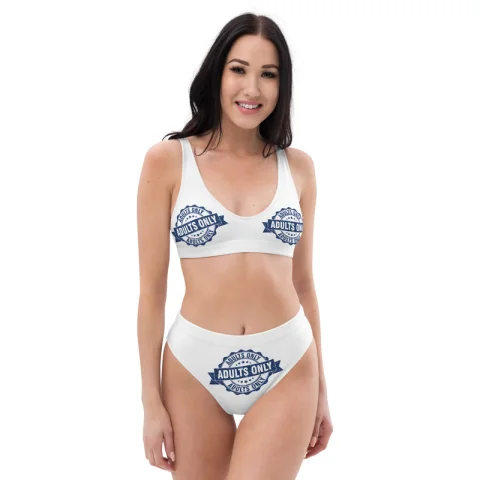 Recycled high-waisted bikini - Adults Only