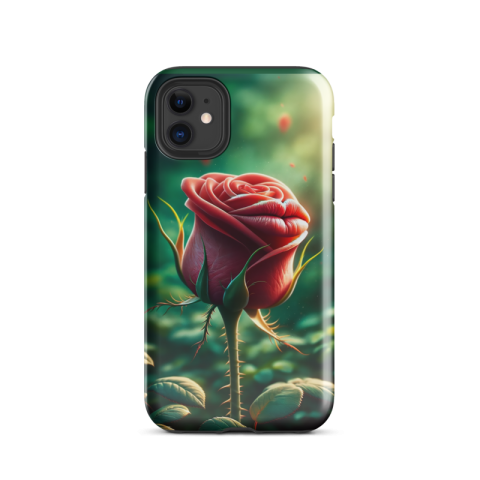 Thorn-Defying Rose Royalty  - The Dual-Layer Phone Case That's Petal-Proof Against Perils!