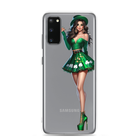 Irish Belle Elegance - Sleek Samsung Case with St. Paddy's Flair