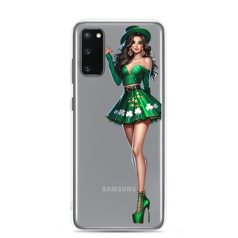 Irish Belle Elegance - Sleek Samsung Case with St. Paddy's Flair