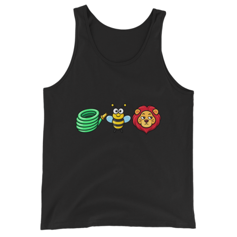 Dalton Ain't Worried Hose Bee Lion Unisex Tank Top