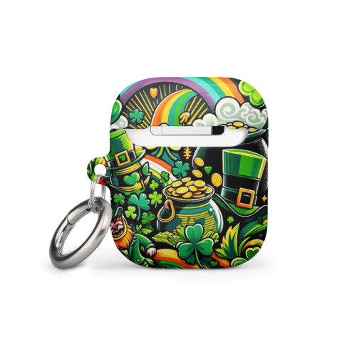 Shamrock Shield - Leprechaun's Choice AirPods® Case with Carabiner Clip