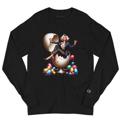 Egg-straordinary Easter Surprise - Men's Champion Long Sleeve Tee