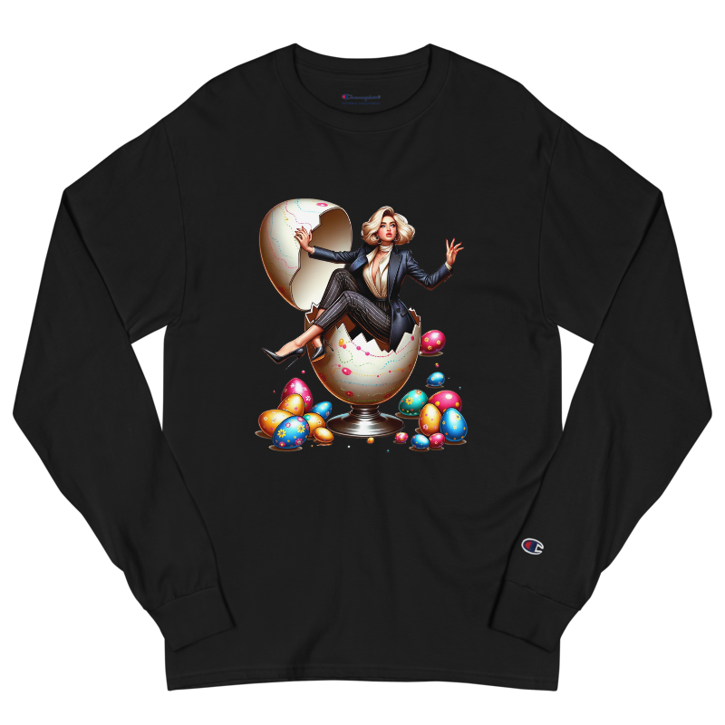 Egg-straordinary Easter Surprise - Men's Champion Long Sleeve Tee