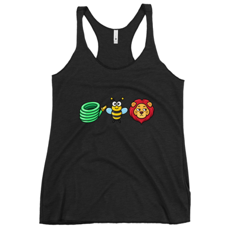 Dalton Ain't Worried Hose Bee Lion Women's Racerback Tank