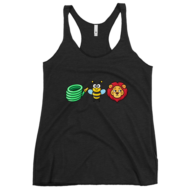 Dalton Ain't Worried Hose Bee Lion Women's Racerback Tank