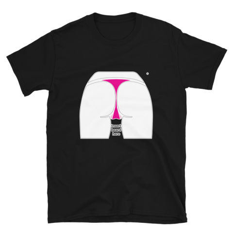 Cheeky Surprise" Humor Tee - Beard Humor Shirt