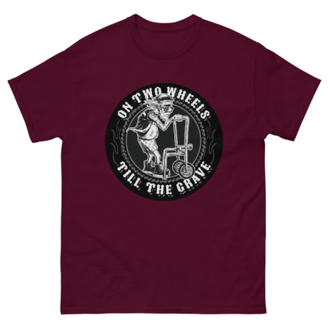Retro Rider Tee - 'Two Wheels 'Til The Grave