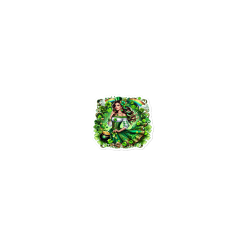 Clover Charm Vinyl Stickers - Bubble-Free & Lucky
