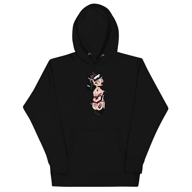Vintage Pin-Up Girl Hoodie: Soft, Stylish, and Sustainable