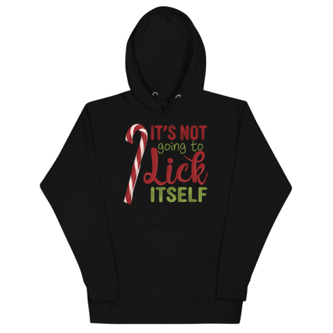 Naughty Licks" Candy Cane Christmas Hoodie