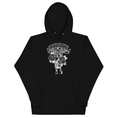 Lust Is Not a Sin Hoodie - White Graphic