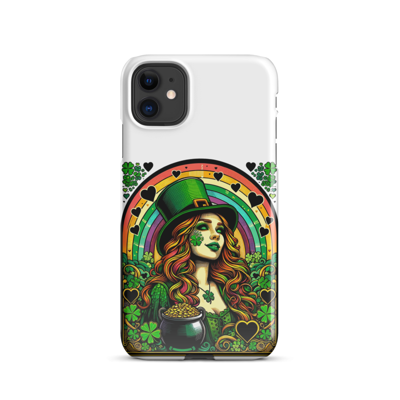 Lucky Charm Irish-Themed Minimalist Phone Case