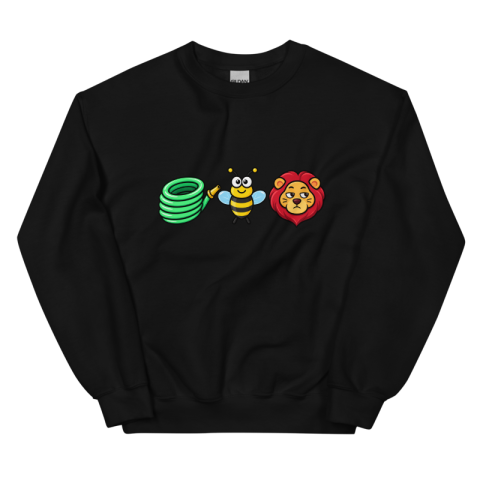 Dalton Ain't Worried Hose Bee Lion Crewneck Sweatshirt