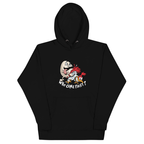 Who Clucked First? | Comfy Debate Unisex Hoodie