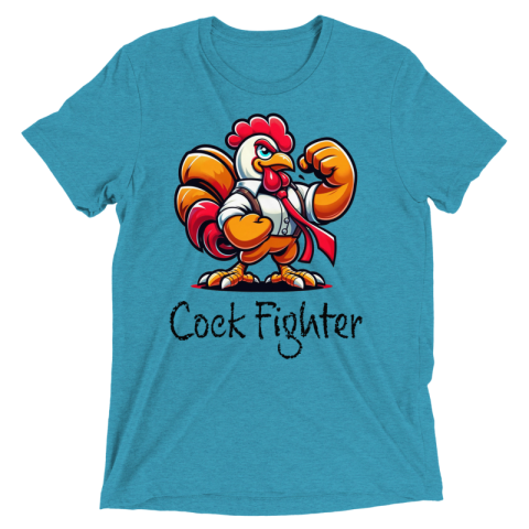 Cock Fighter Tee | Vintage Tri-Blend Short Sleeve