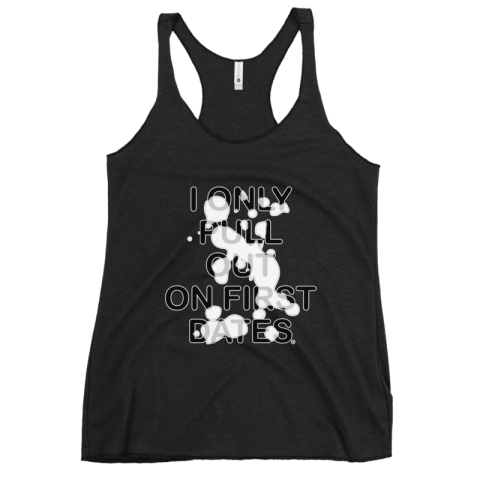 First Date Finesse" Racerback Tank