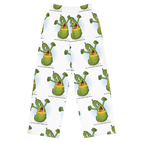 All-over print unisex wide-leg pants - Give her the Ring she really wants.